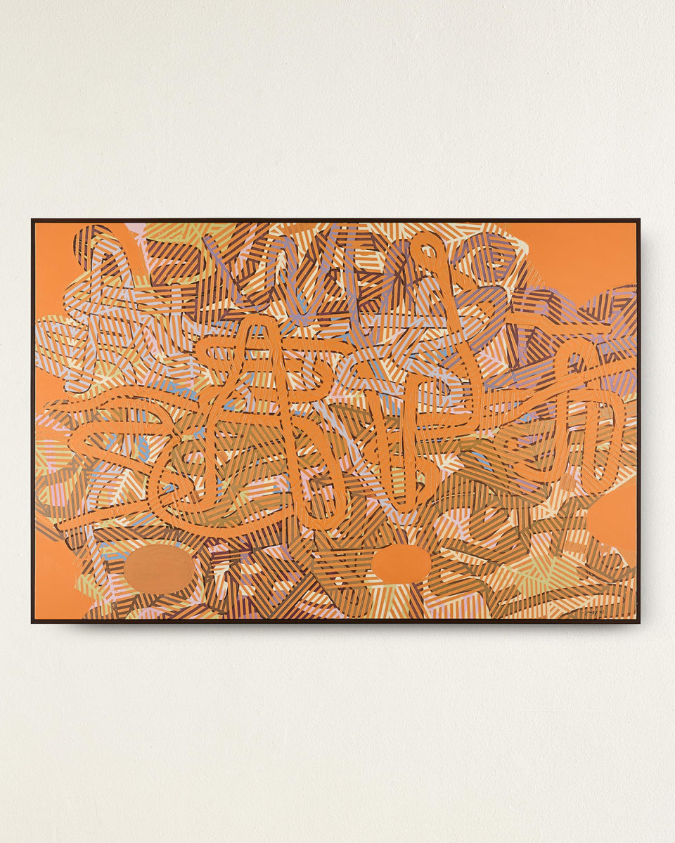 "Meandering Pathways" Original Oil Painting on Canvas by Teng Fei